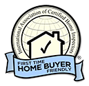 First time home buyer friendly badge for home inspector